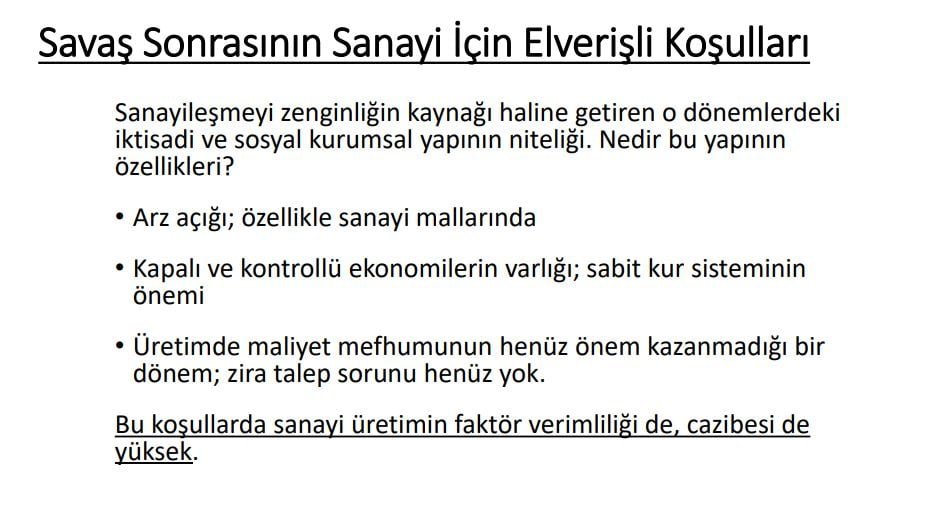 Savaş Sonrası